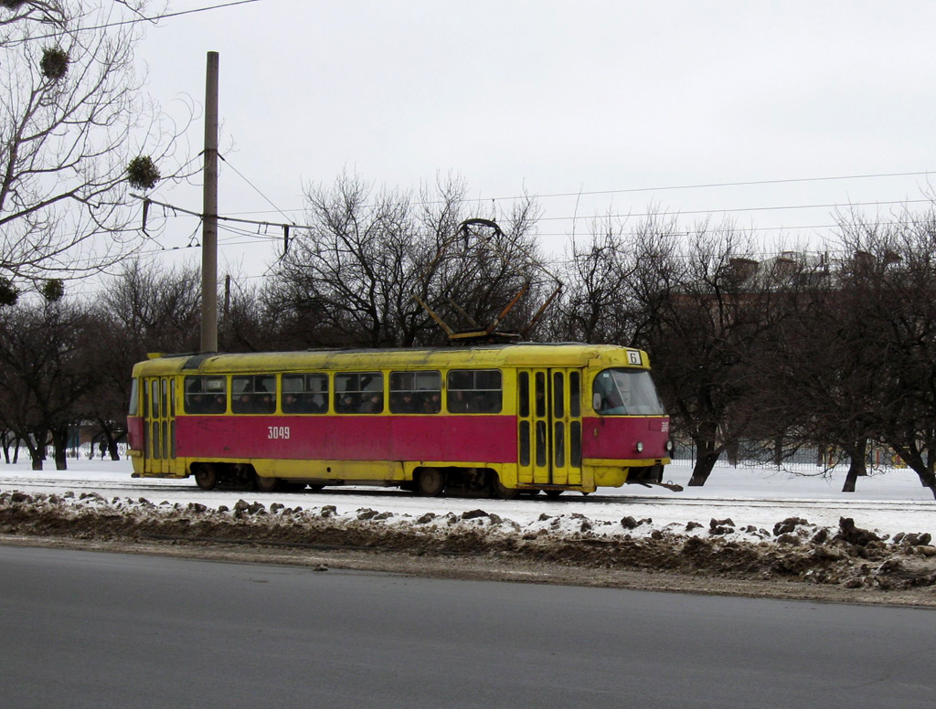 Харьков, Tatra T3SU (двухдверная) № 3049