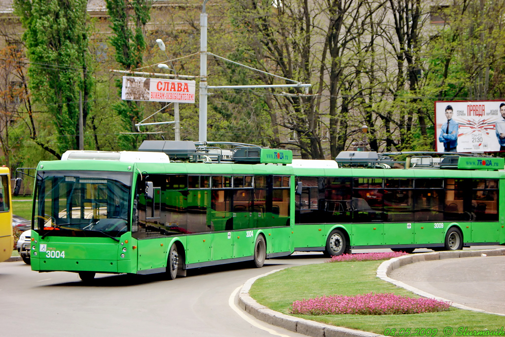 Одеса, Тролза-5265.00 «Мегаполис» № 3004; Одеса — 08.05.2009 — Презентация троллейбусов Тролза-5265 «Мегаполис»