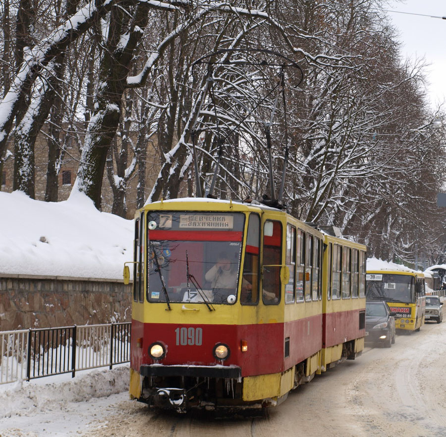 Lviv, Tatra KT4SU № 1090