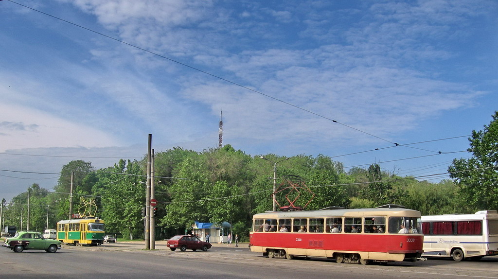 Одесса, Tatra T3SU (двухдверная) № 3338; Одесса — Трамвайные линии: ликвидированные