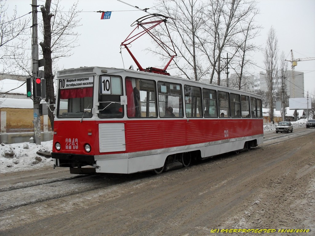Саратаў, 71-605 (КТМ-5М3) № 2243