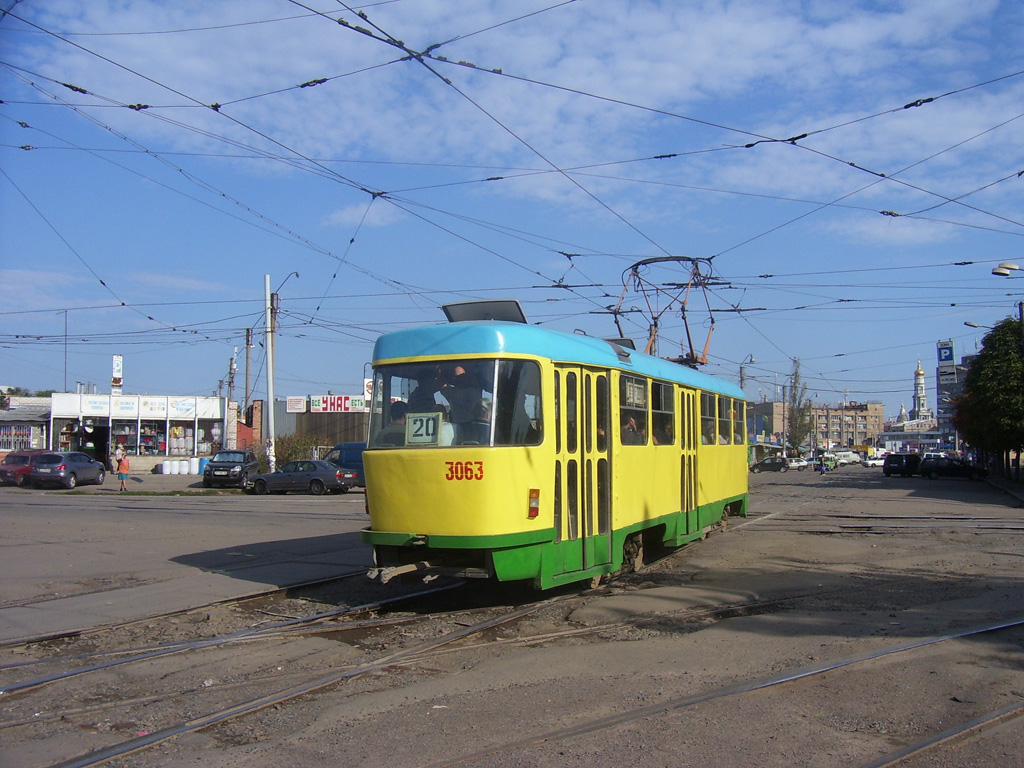 Харьков, Tatra T3SU № 3063