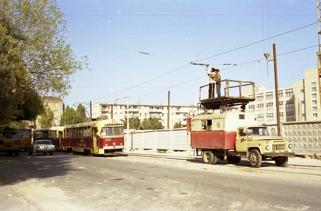 ბაქო, RVZ-6M2 № 455; ბაქო — Old Photos (tramway)