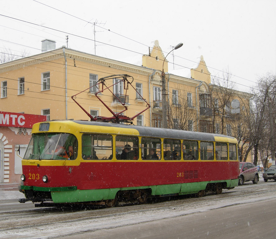 Тверь, Tatra T3SU № 203; Тверь — Трамвайные линии: Заволжский район