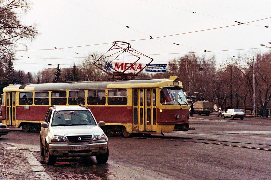 Екатеринбург, Tatra T3SU (двухдверная) № 516