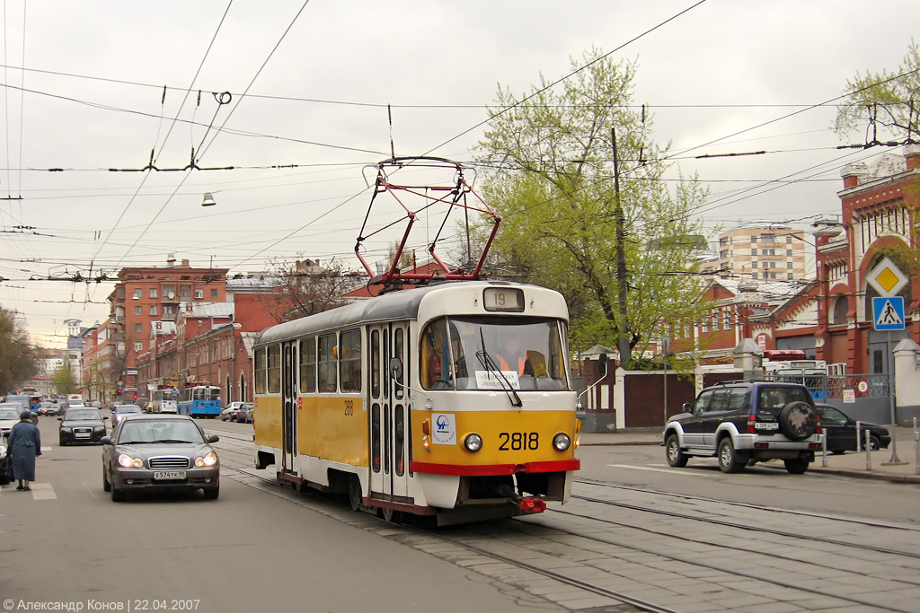 Moskau, Tatra T3SU Nr. 2818