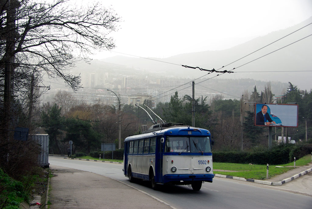 Крымский троллейбус, Škoda 9Tr19 № 5502