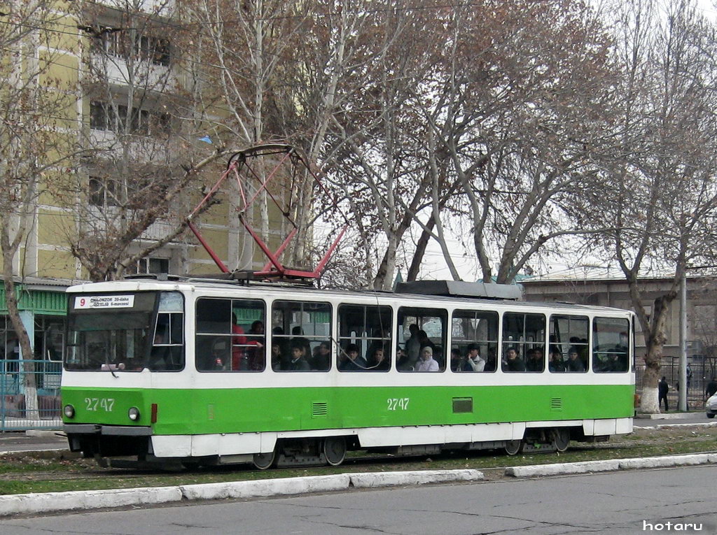 Tashkent, Tatra T6B5SU № 2747