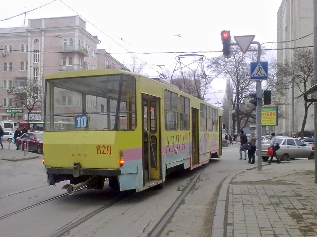 Ростов-на-Дону, Tatra T6B5SU № 829