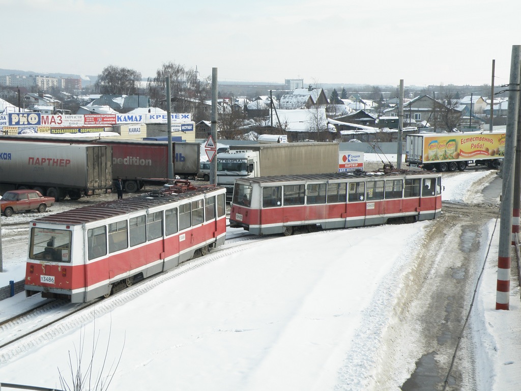 Nižní Novgorod, 71-605 (KTM-5M3) č. 3486; Nižní Novgorod, 71-605 (KTM-5M3) č. 3403