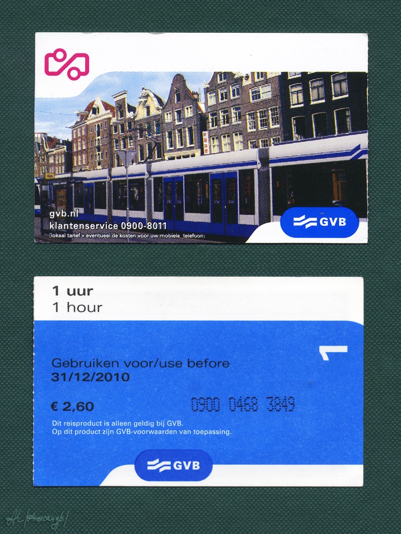 Амстердам — Проездные документы