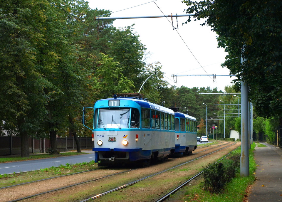 Riga, Tatra T3A č. 51057