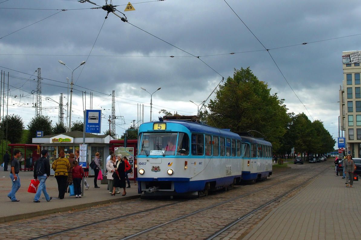 Рига, Tatra T3A № 40457