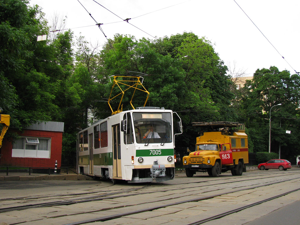 Москва, Tatra T7B5 № 7005; Москва — Парад к 110-летию трамвая 13 июня 2009