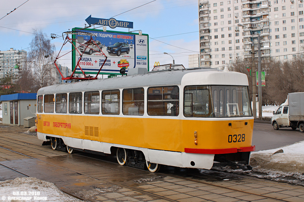 Moscou, Tatra T3SU N°. 0328