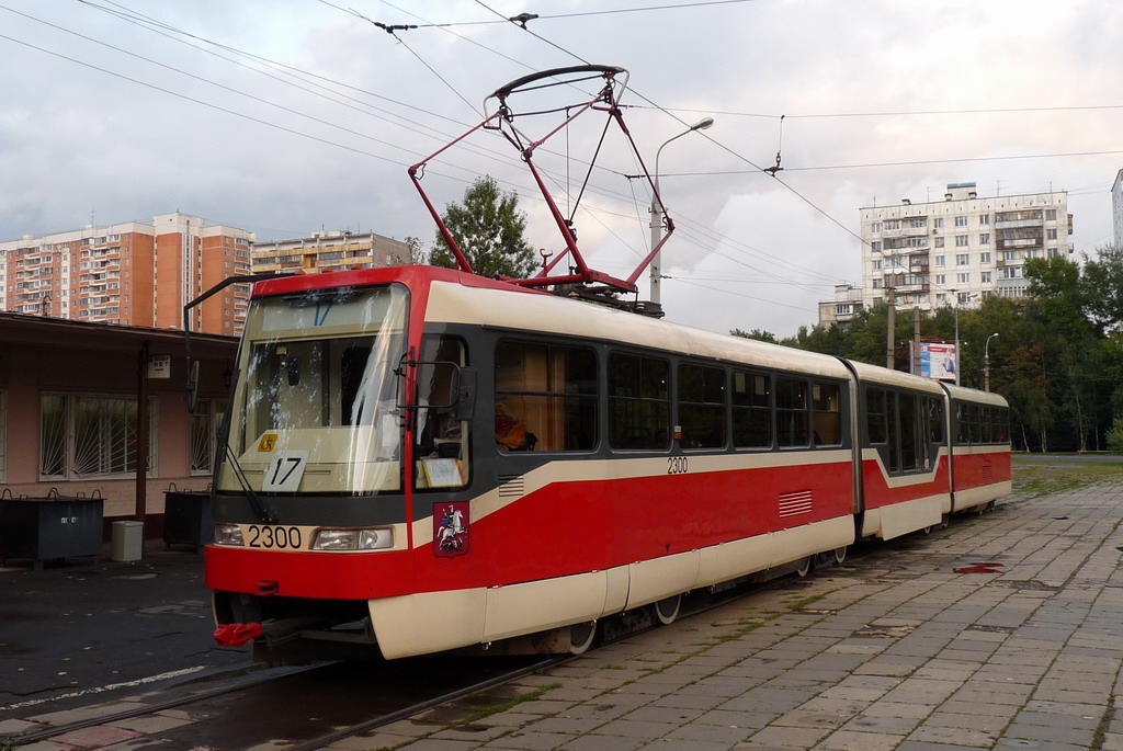 Moskau, Tatra KT3R Nr. 2300