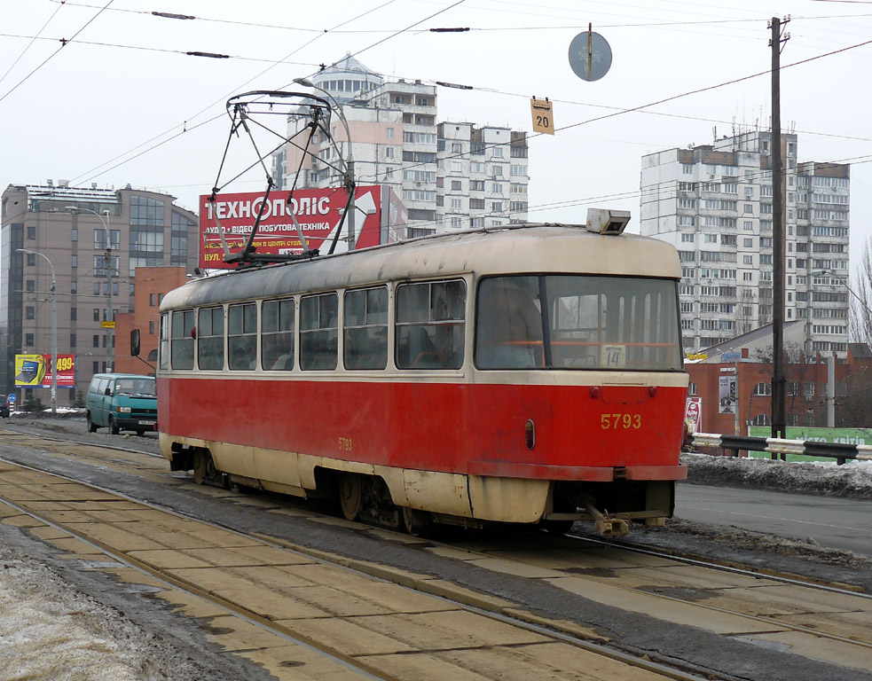 Киев, Tatra T3SU № 5793