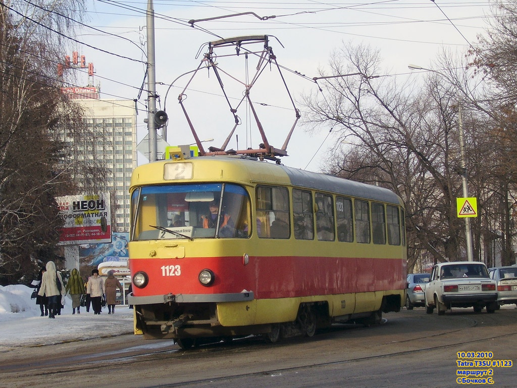 Ульяновск, Tatra T3SU № 1123