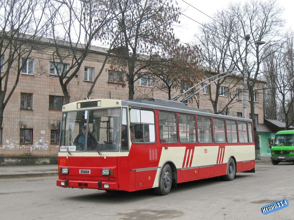 Ровно, Škoda 14Tr08/6 № 151