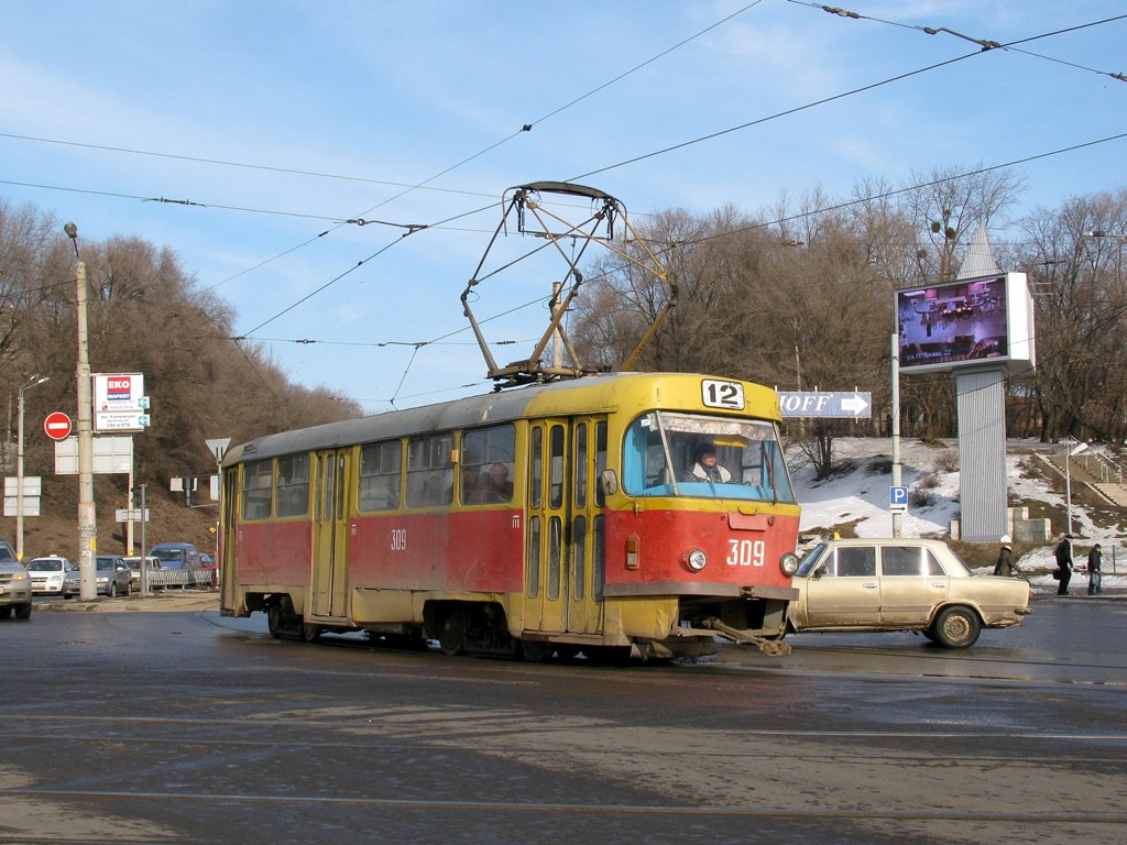Харьков, Tatra T3SU № 309