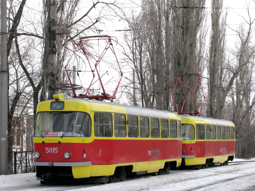 Volgograd, Tatra T3SU N°. 5815; Volgograd, Tatra T3SU N°. 5816