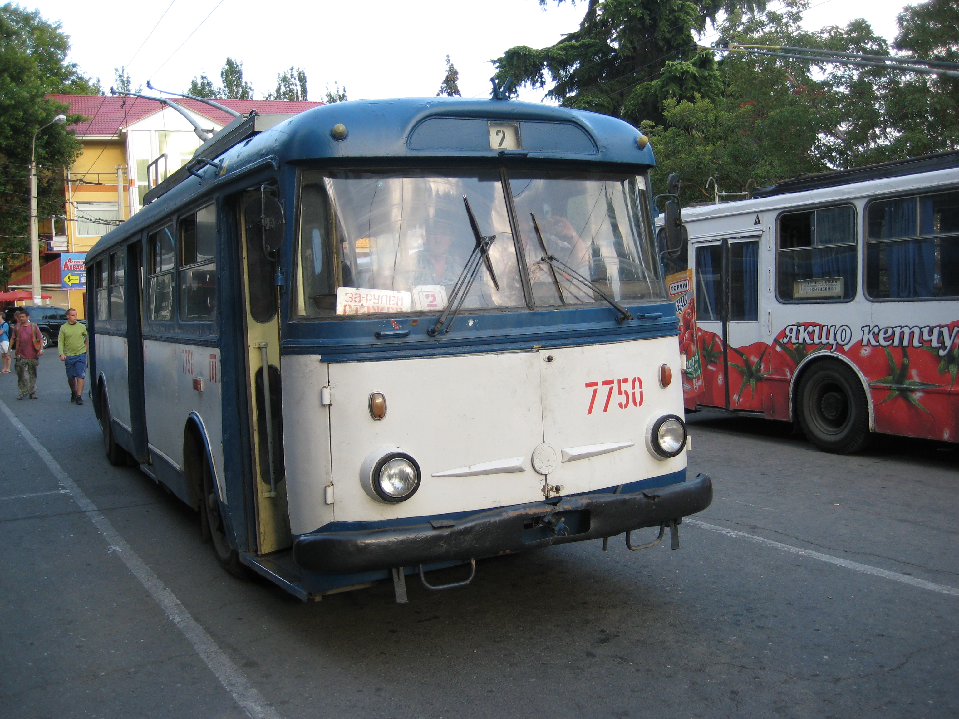 Crimean trolleybus, Škoda 9TrH29 # 7750