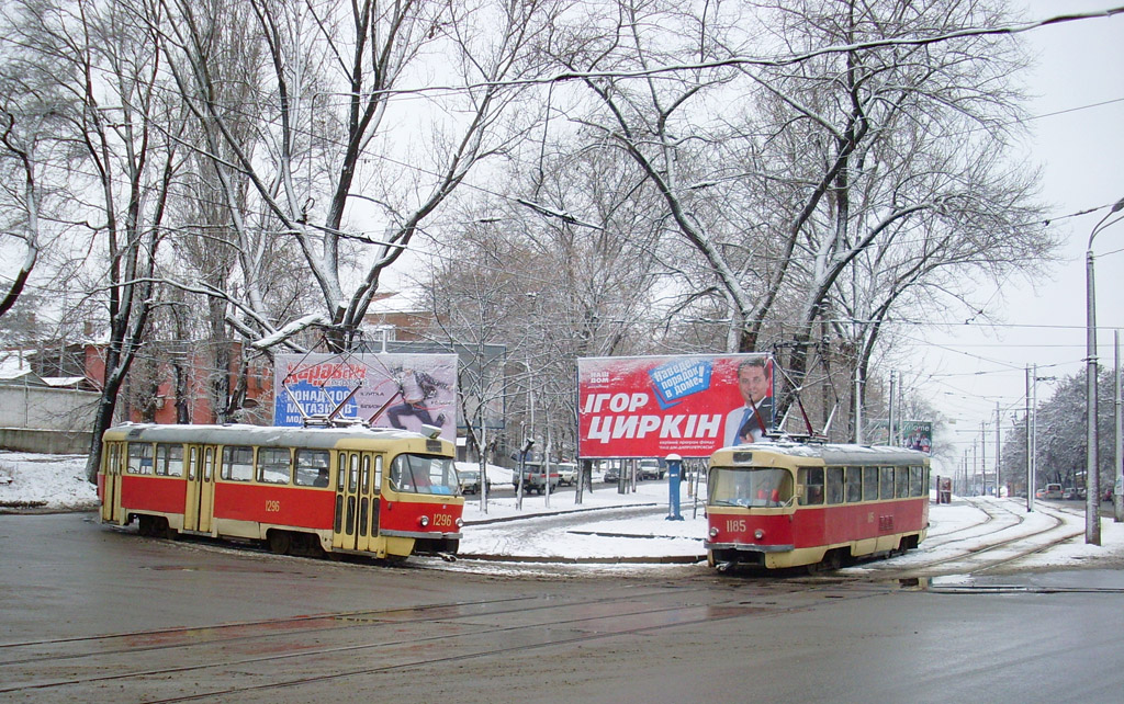 Dniepr, Tatra T3SU Nr 1185; Dniepr, Tatra T3SU Nr 1296