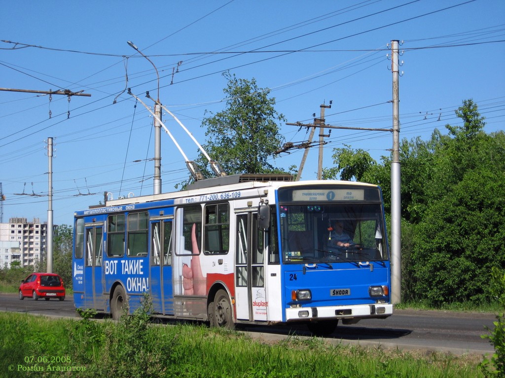 Велики Новгород, Škoda 14TrM (ВМЗ) № 24