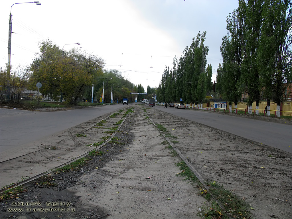 Voronež — Tram network and infrastructure
