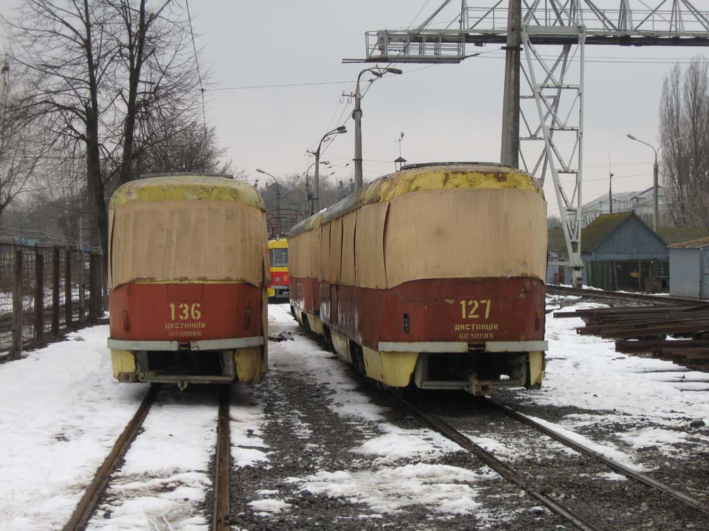 Винница, Tatra T4SU № 127; Винница, Tatra T4SU № 136