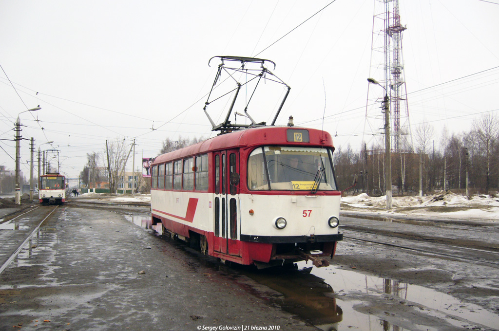 Tula, Tatra T3SU (2-door) № 57