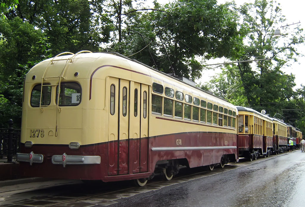 Moskva, MTV-82 č. 1278; Moskva — Parade to 110 years of Moscow tram on June 13, 2009
