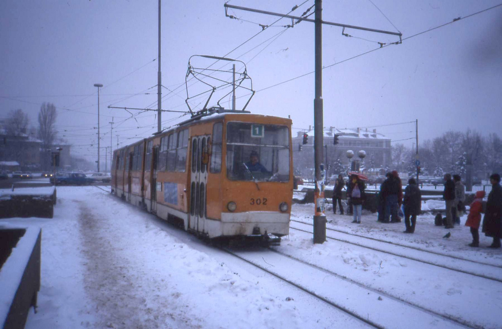 Sofia, T8M-310 (Bulgaria 1300) č. 302; Sofia — Historical — Тramway photos (1990–2010)