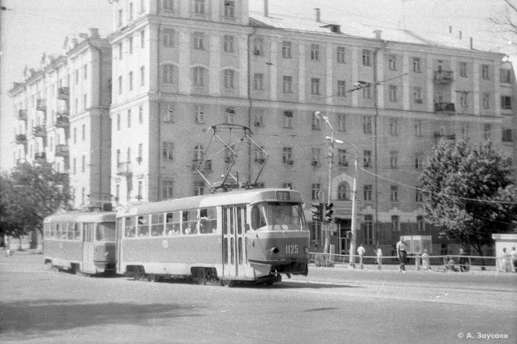 Самара, Tatra T3SU (двухдверная) № 1125; Самара — Исторические фотографии — Трамвай и Троллейбус (1942-1991)