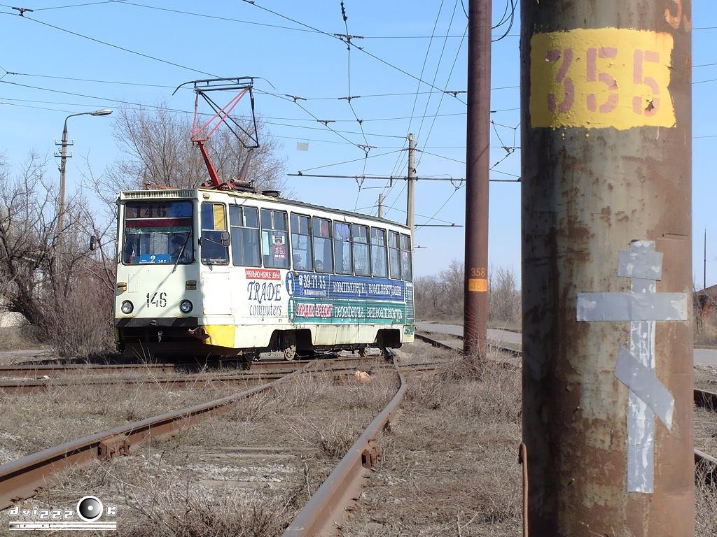 Volzhsky, 71-605A # 146; Volzhsky — ZOS tram link