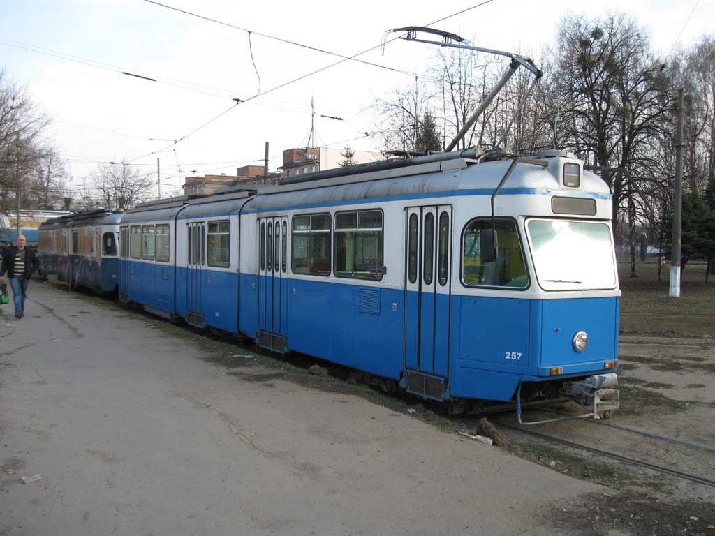 Winnyzja, SWS/SIG/BBC Be 4/6 "Mirage" Nr. 257; Winnyzja — First part of Swiss Tramcars' Delivery