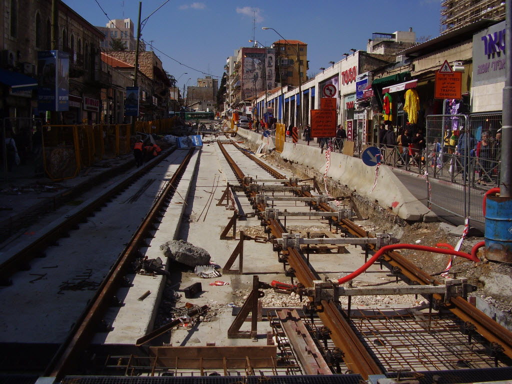 耶路撒冷 — Construction of the Red Line