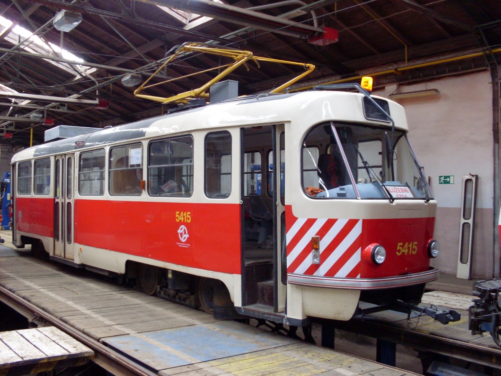 Praha, Tatra T3M # 5415; Praha — Tram depots