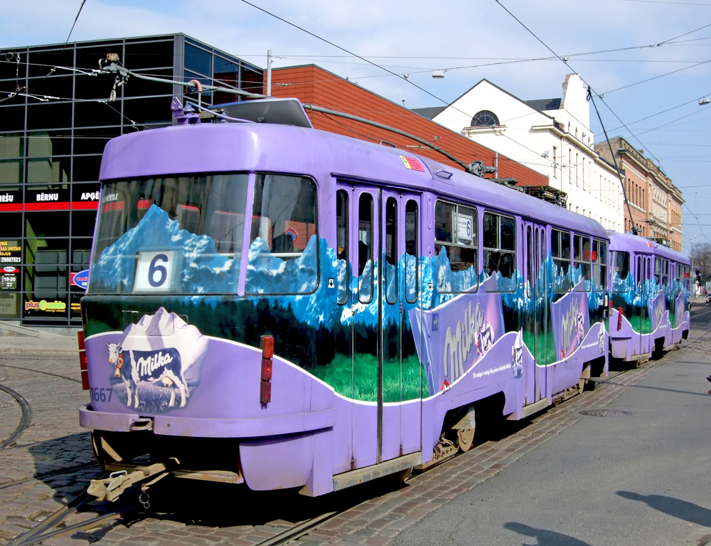 Riga, Tatra T3A # 51667