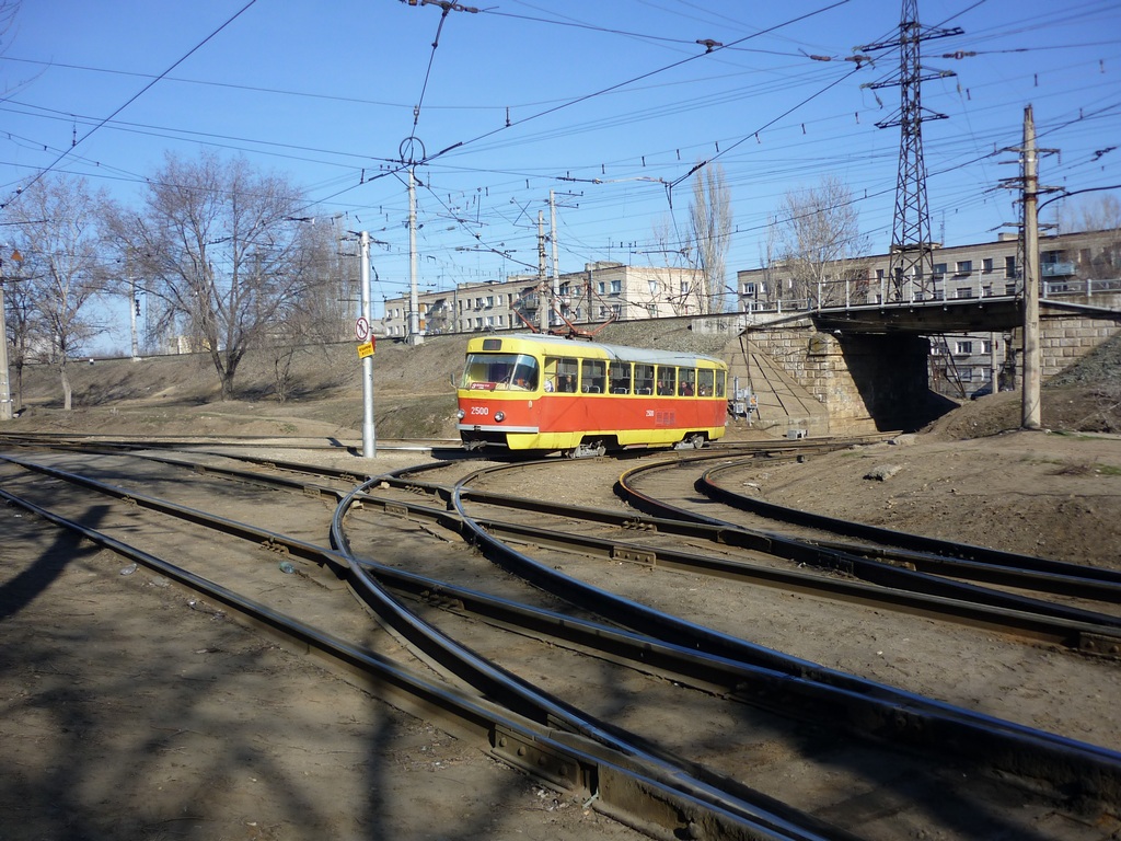 Volgograd, Tatra T3SU (2-door) č. 2500