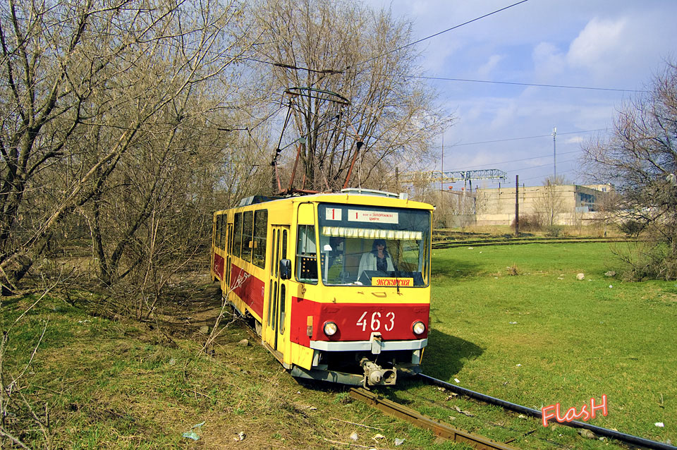 Запорожье, Татра-Юг Т6Б5 № 463; Запорожье — Поездка на трамвае Татра-Юг Т6Б5 № 463 (03.04.2010)