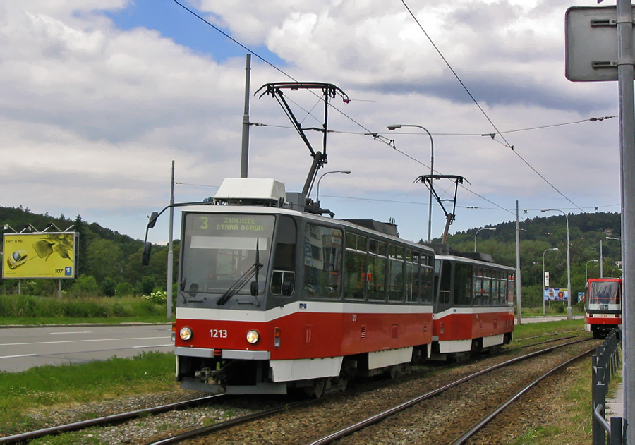 Brno, Tatra T6A5 № 1213; Brno, Tatra T6A5 № 1214