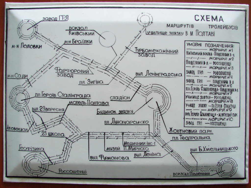 Палтава — Схемы