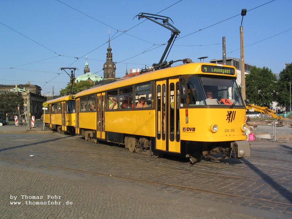 Dresden, Tatra T4D-MT nr. 224 255
