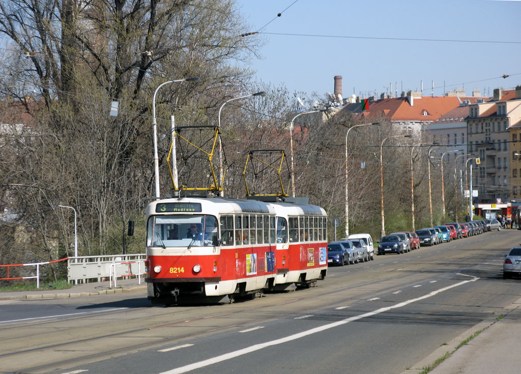 Прага, Tatra T3R.P № 8214