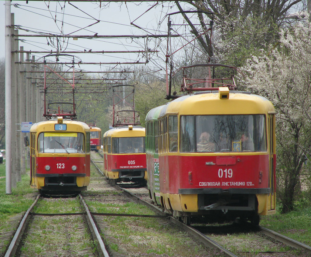 Krasnodar, Tatra T3SU nr. 123; Krasnodar, Tatra T3SU nr. 019