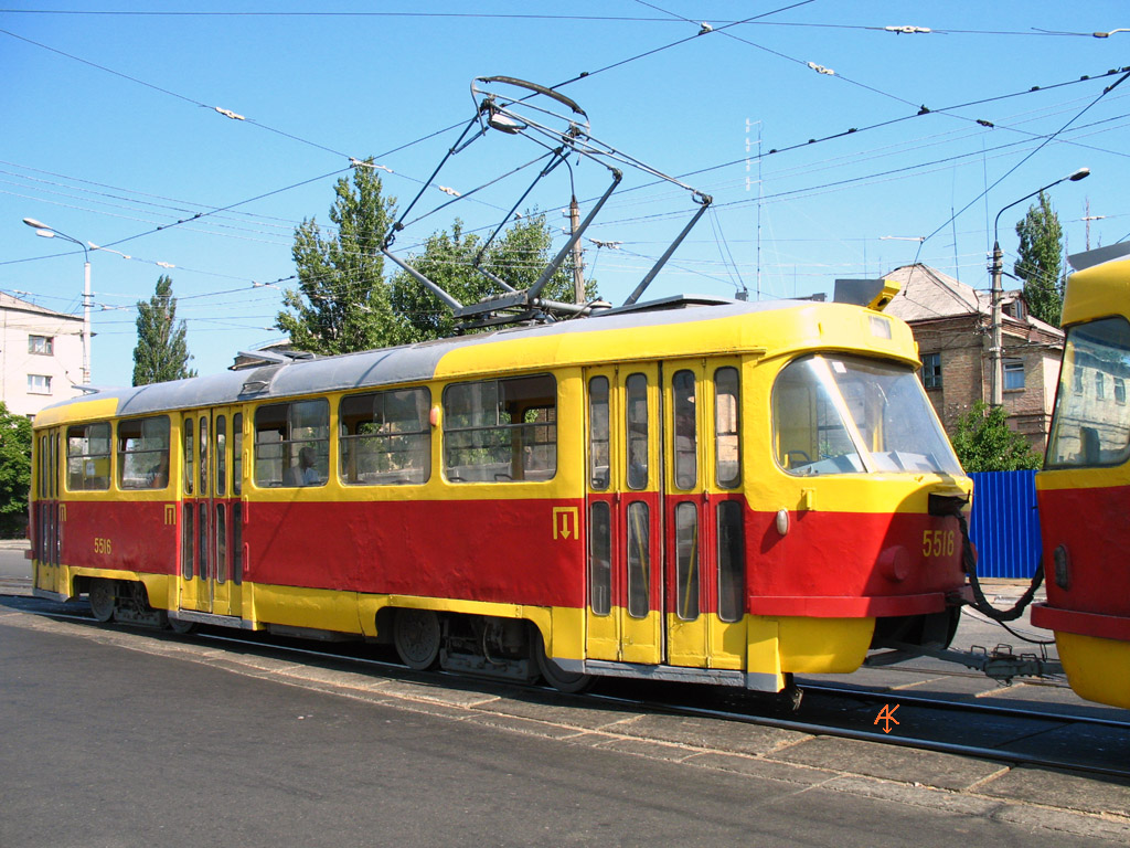Kiev, Tatra T3SU N°. 5516