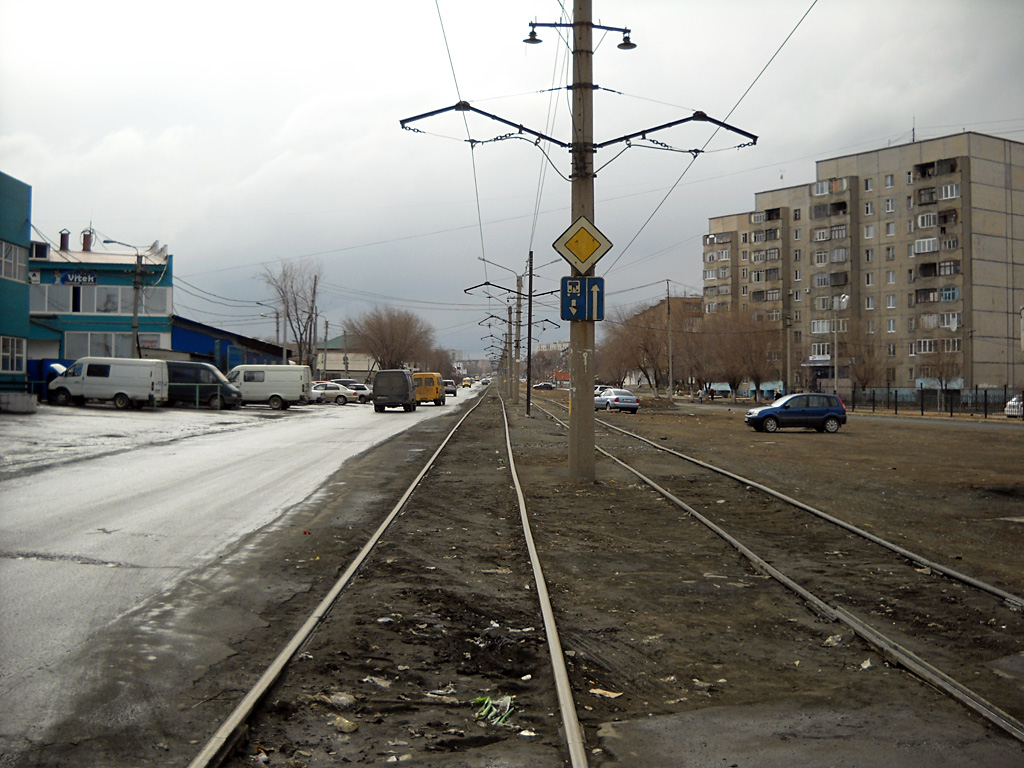 Orsk — Tram lines and loops