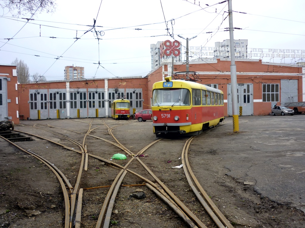 Volgograd, Tatra T3SU № 5791; Volgograd, Tatra T3SU № 5792