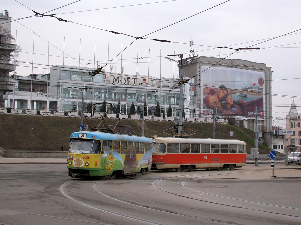 Харьков, Tatra T3SU № 3015